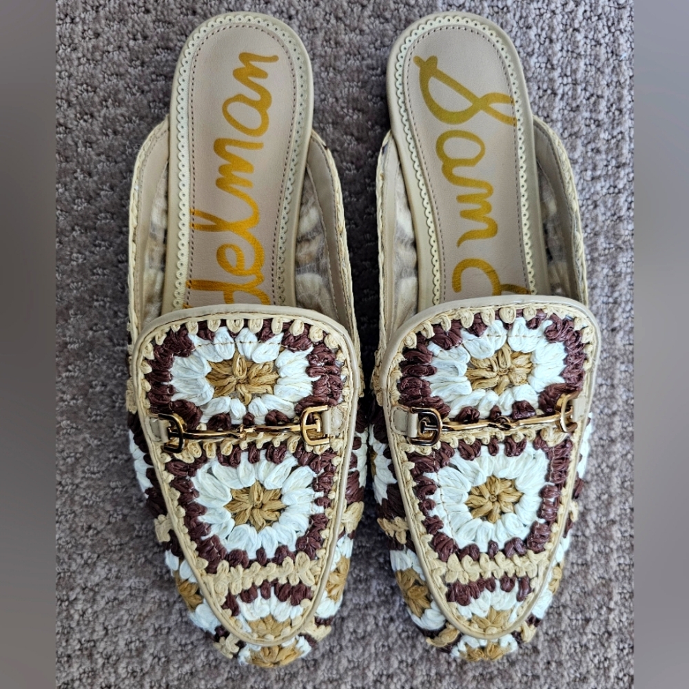 Sam Edelman shoes crochet with the Linnie's, a slip-on shoes size 8 1/2